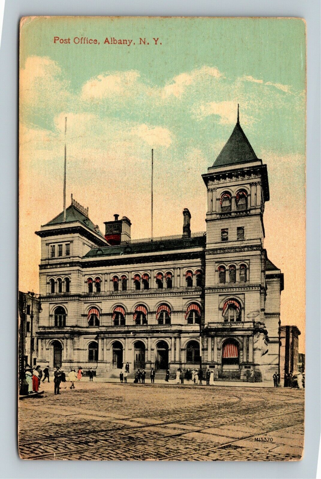 Albany NY-New York Post Office Vintage Souvenir Postcard