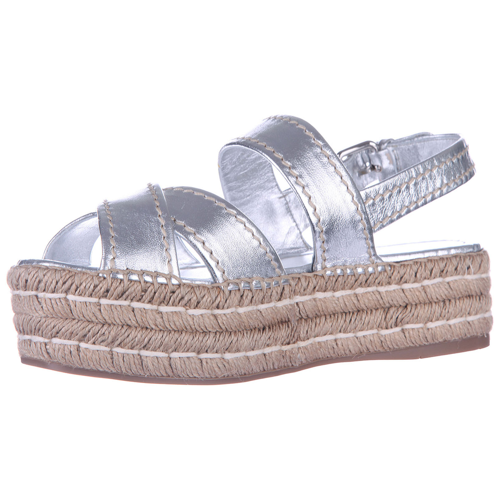 PRADA SANDALES FEMME EN CUIR NEUF silver silver silver 3A5 4406e8 PRADA SANDALES FEMME EN CUIR NEUF silver silver silver 3A5 4406e8