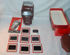 MICO VUE Slide Viewer w Magnifier in Original Box VINTAGE 1950s Chicago USA