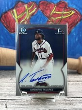 AMBIORIS TAVAREZ '23 Bowman Chrome 1st Auto Atlanta Braves (AR-355)