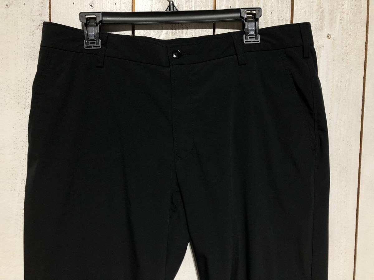 MEN'S J.LINDEBERG LIGHTWEIGHT BLACK GOLF PANTS SIZE 36x32