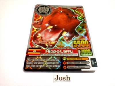 Animal Kaiser Evolution Evo Version Ver 4 Silver Card (A040: Hippo