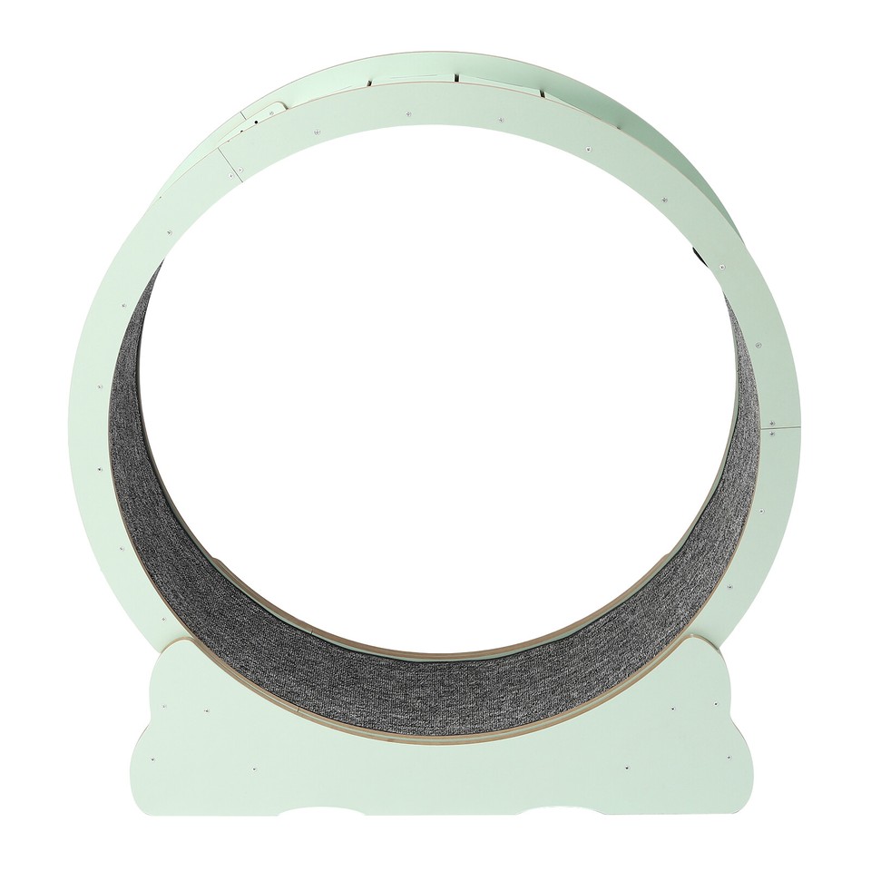 Modern Cat Wheel Round Cat Exercise Wheel for Indoor Cats With Floor