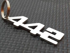 Keyring For OLDSMOBILE 442 CONVERTIBLE MUSCLE HURST V8 SEDAN COUPE 455 Keychain