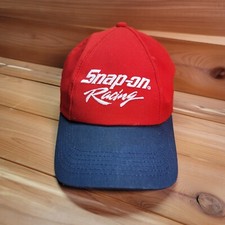 Vintage Snap On Tools Racing Cars Blue Red Snapback Hat Cap K Products USA