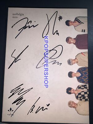 サイン victon Victon Promo Good CD Signed Autographed Nostalgia Album Mini 5th K-POP・アジア