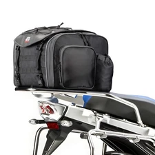 25L-30L Motorcycle Rear Seat Tail Bag Waterproof Rear Rack Trunk Travel Luggage