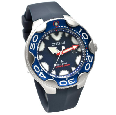 Citizen BN0231-01L Promaster Blue Dial Orca Dive Watch Polyurethane Band