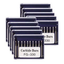 Dental Carbide Burs Tungsten Steel Bur FG # 330 Pear for High Speed Handpiece OR