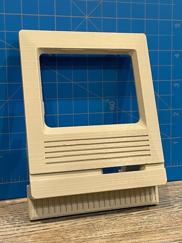 MACINTOSH MINI CUTE 3, 3D PRINTED PARTS FOR 40% SCALE MAC FOR RASPBERRY PI - Picture 7 of 10