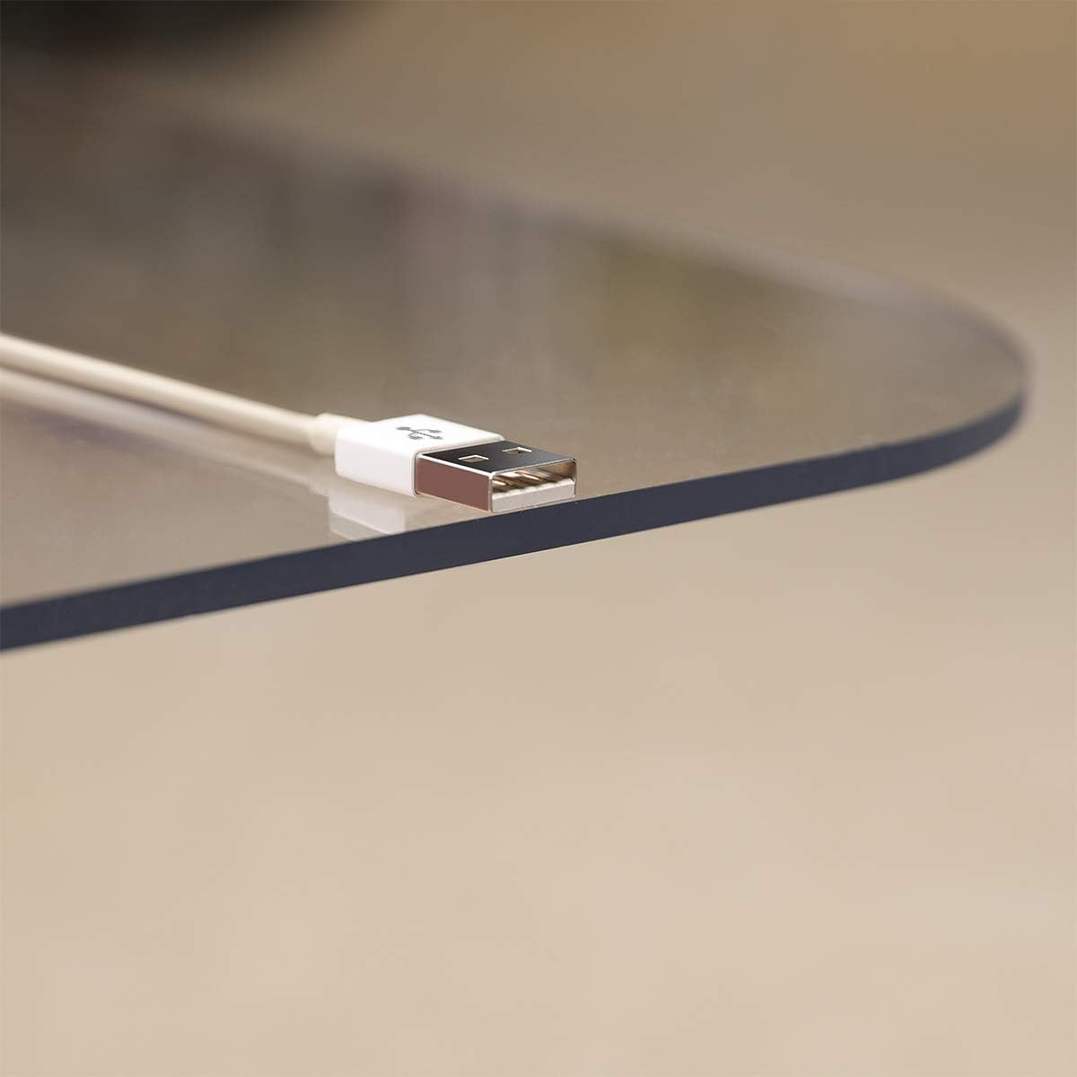 [UpgradedVersion] Crystal Clear 1/5" Thick 47" x 40" Heavy Duty Hard