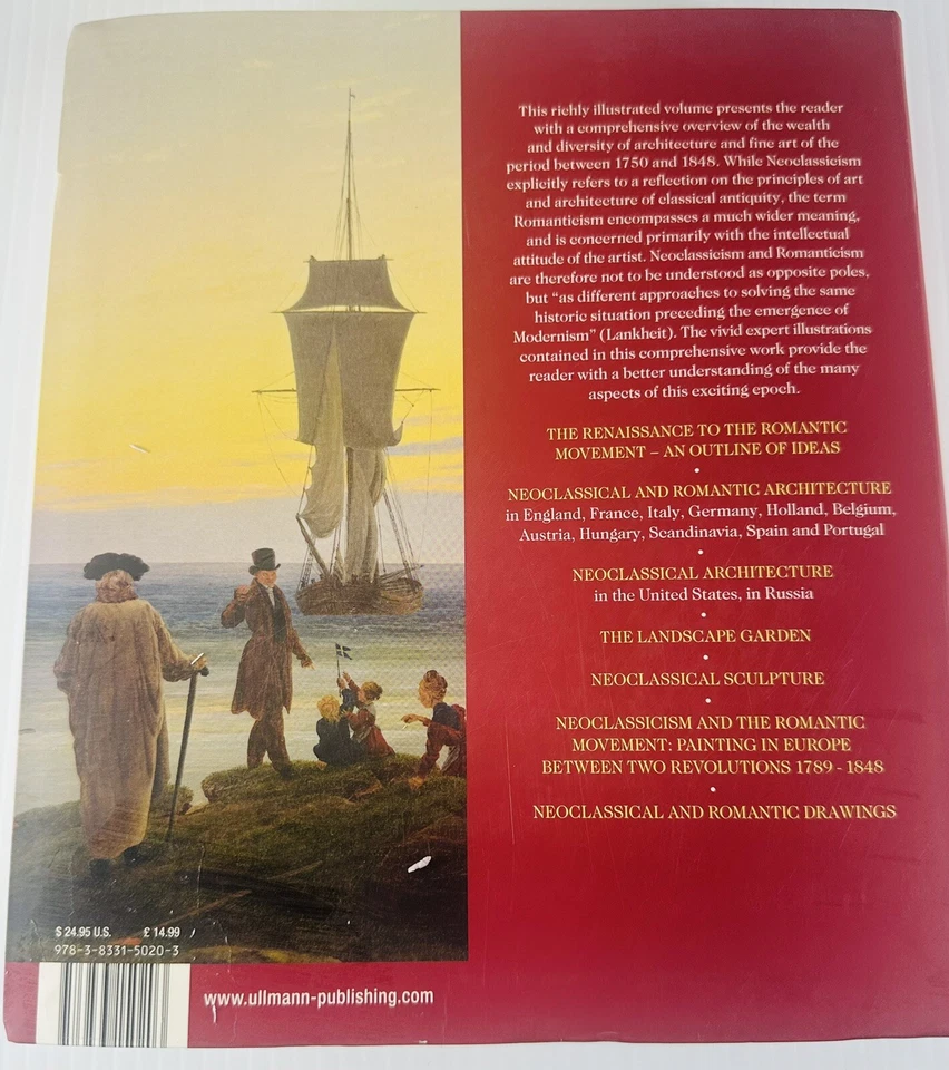 Neoclassicism & Romanticism by Norbert Wolf Architecture Sculpture Painting - Image 3 of 3