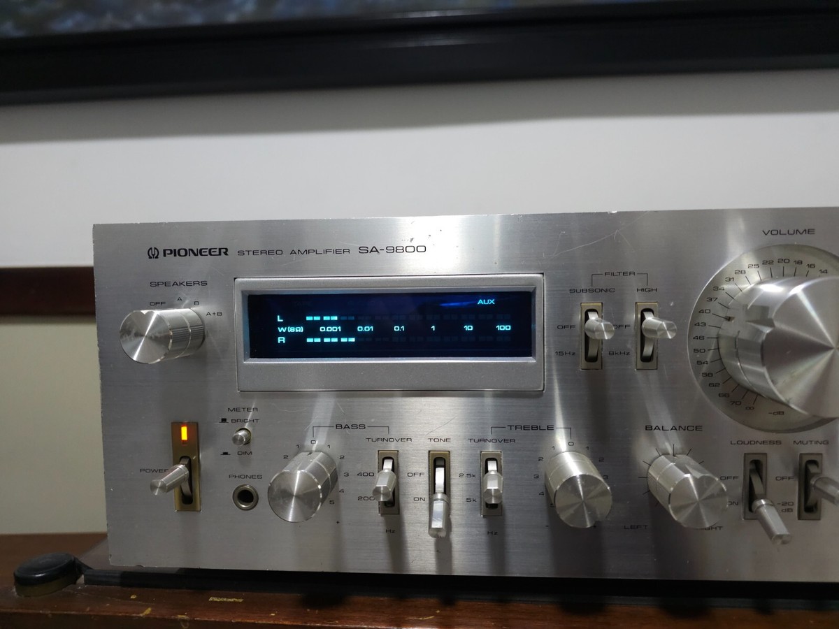 Pioneer SA-9800 Stereo Amplifier Recapped Operational | eBay