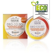 Officina Naturae Deo Co.So. Brioso Floral Déodorant Solide Bio Sans Plastique