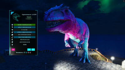 ARK Survival Ascended PvE - 610% Meele SOLID COLORS TOP Giga | Giganotosaurus