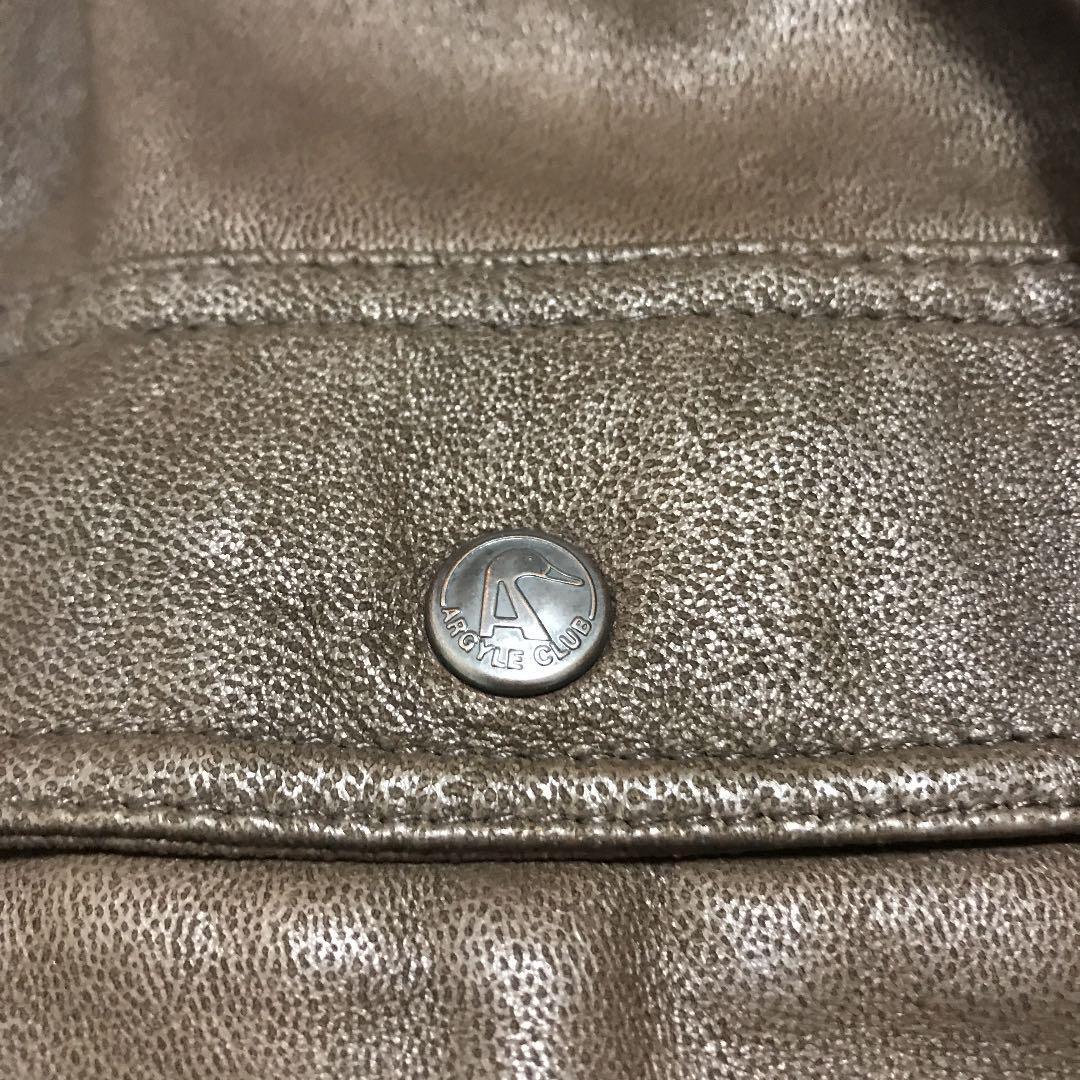 ジャケット・アウター 80s ARGYLE CLUB Calf Leather Jacket 80s ARGYLE CLUB Calf Leather Jacket - メルカリ