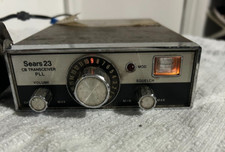 CB Radio Transceiver w/ Mic Vintage SEARS 23 Channel