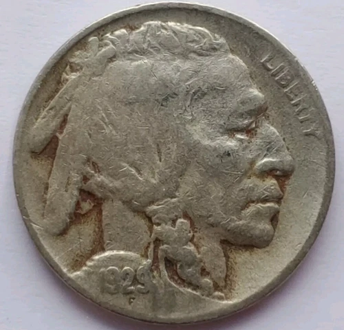 1929-D 5C BUFFALO NICKEL Very Fine Extra Fine VF/XF Eye Appeal #I2