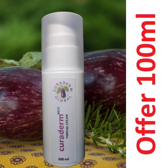 Curaderm BEC5 Cream 100ml New Formula.Full Spectrum . ORIGINAL