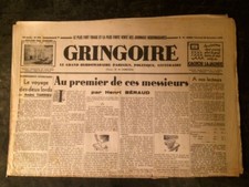  GRINGOIRE N°472/1937/AU PREMIER DE CES MESSIEURS par BERAUD/BONNY/ROY