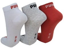 PUMA Baumwoll Quarter Klassik - Sneaker Socken in Kurzschaftform 1/4 Schaft