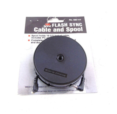 NEW Prinz Flash PC Extension Cable & Spool 16 ft Tripod & Shoe FREE USA SHIPPING