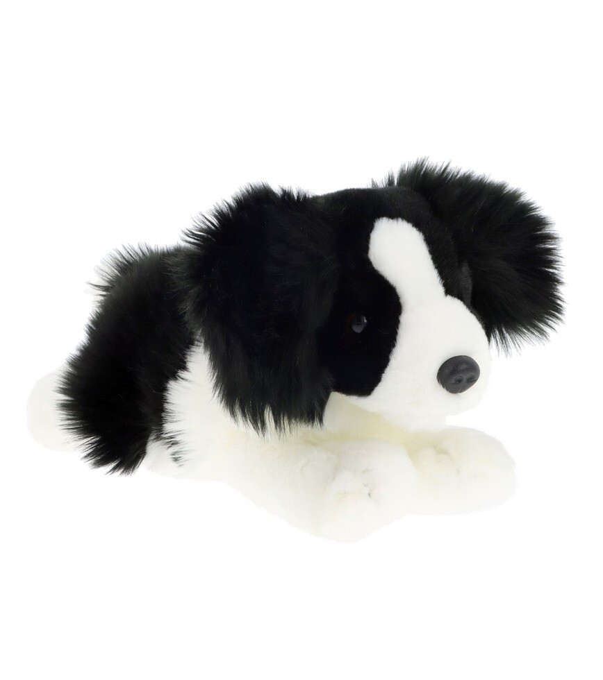 Keel Toys Signature Forever Puppy Border Collie Dog 35cm - Soft Toy Plush Puppy