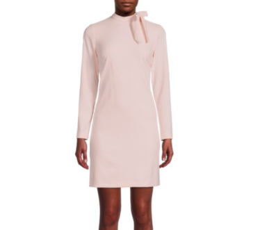 Calvin Klein Women's Light Pink Long Sleeve Bow Shift Dress Size: 4 | eBay Calvin Klein Women's Light Pink Long Sleeve Bow Shift Dress Size: 4 | eBay