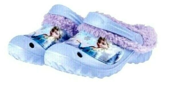 Disney Frozen Eiskönigin Clogs Kindergartenschuhe Teddy Elsa Hausschuhe 24 - 28