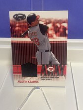 2004 Leaf Home/Away Jerseys Prime Baseball Card #10A Austin Kearns PATCH ‘222’