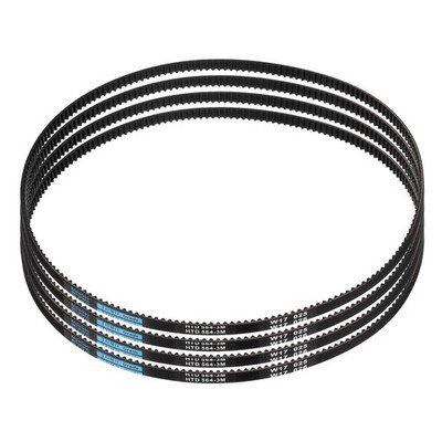 4pcs HTD-3M Rubber Timing Belt 188 Teeth, 564mm Pitch Length x 6mm Width