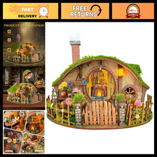 DIY Miniature House Kit - 3D Wooden Puzzle Book Nook Decor for Adults  Gifts