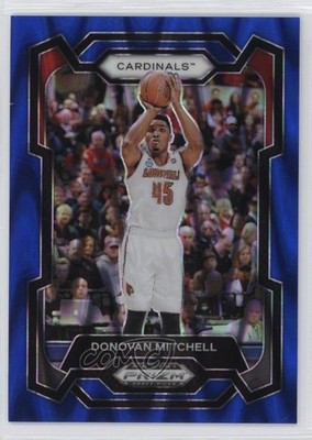 2024-25 Panini Prizm Draft Picks Blue Seismic 107/149 Donovan Mitchell #75 0nr3