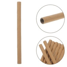 80Pcs Durable Khaki Paper Tubes for Bee Hotel Refill DIY Beekeeping Tubes