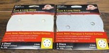 5  Hook  Loop Sanding Discs 60 120 Grit 5 Hole Orbital Sander Pads 10 Pack