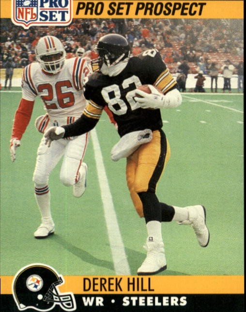 1990 Pro Set #748 Derek Hill RC - FB