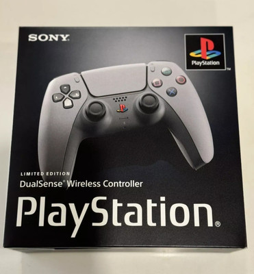 PlayStation 5 DualSense Wireless Controller Gray 30th Anniversary Limited