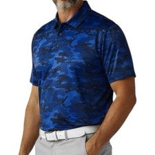 Birdie Bound Shirt Men  s Sz 3XL UPF 50 Blue Abstract Golf Polo Performance