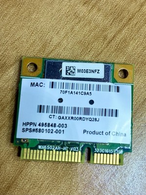 HP Mini PCI-Express 802.11a/b/g/n Wi-Fi Wireless LAN (WLAN) network adapter