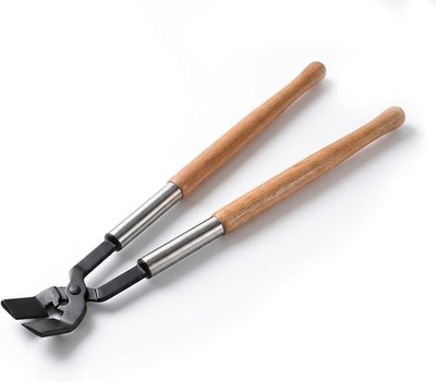 34'' Heavy Duty Animal Hoof Trimmer With Wooden Handle And 5'' Black Cutting Head