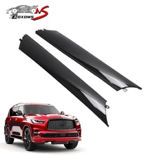 Left Right Windshield Trim Pillar Molding for Infiniti QX56 QX80 Nissan Armada
