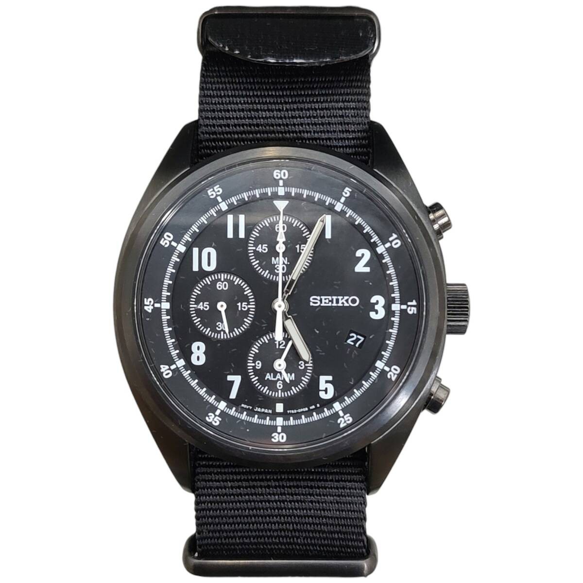 NONNATIVE x SEIKO Limited Edition 500 pieces Chronograph Watch NN-A2751 F Black