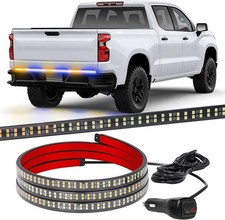 Xridonsen 48 Inch Truck Amber Blue Tailgate Strobe Lights Strip Amberblue