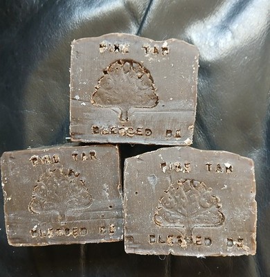 All-Natural Pine Tar Soap- Eczema, Psoriasis Relief  by Blessed Be Handmade
