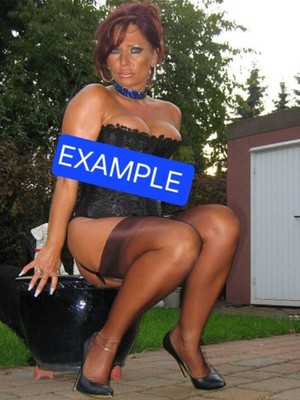 Schöne reife Oma Frauen heißes Model Erotik Strümpfe Dessous Akt 8x6 Foto