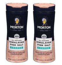 Morton All Natural Himalayan Pink Salt Coarse 2 Pack