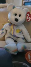 Ty Beanie Baby Cheery the Bear DOB August 18, 2000 Free Shipping