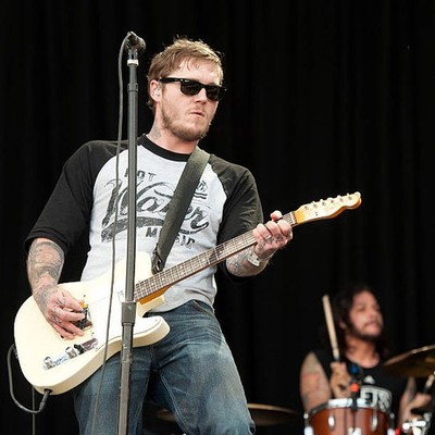 Brian Fallon Benny Horowitz of Gaslight Anthem perform DeLuna Fest- Old Photo