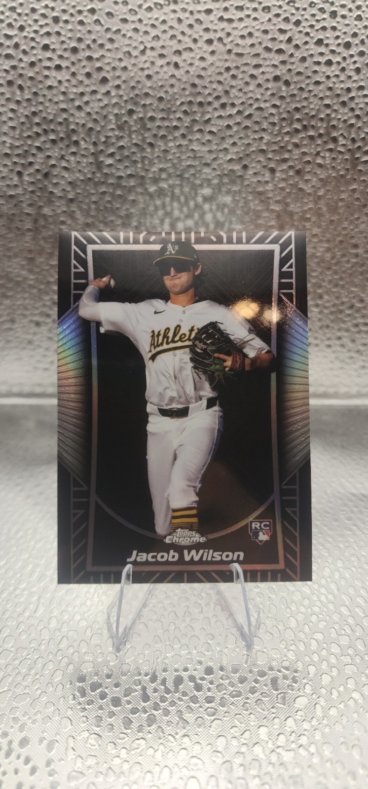 2025 Topps Chrome Jacob Wilson (RC) #SE-11 Shadow Etch SSP Case Hit - Athletics