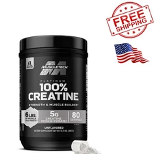 Creatine Monohydrate Powder, Platinum Pure - Unflavored Micronized Creatine P...